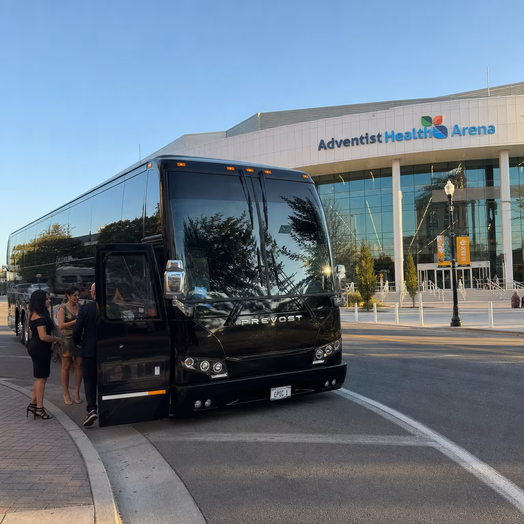 Rent a Bus to Adventist Health Arena