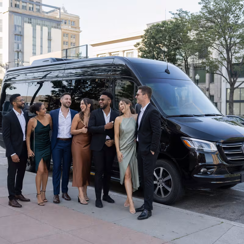 Stockton Bachelor & Bachelorette Transportation fleet vehicle