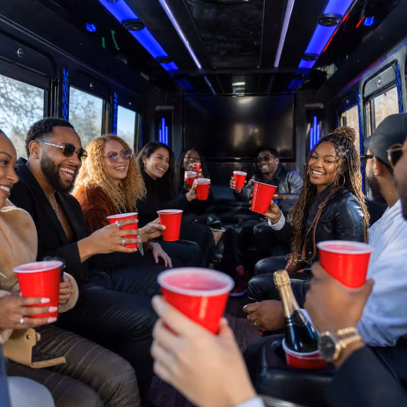Stockton Birthday Transportation fleet vehicle