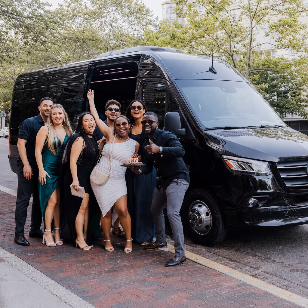 Birthday party bus
