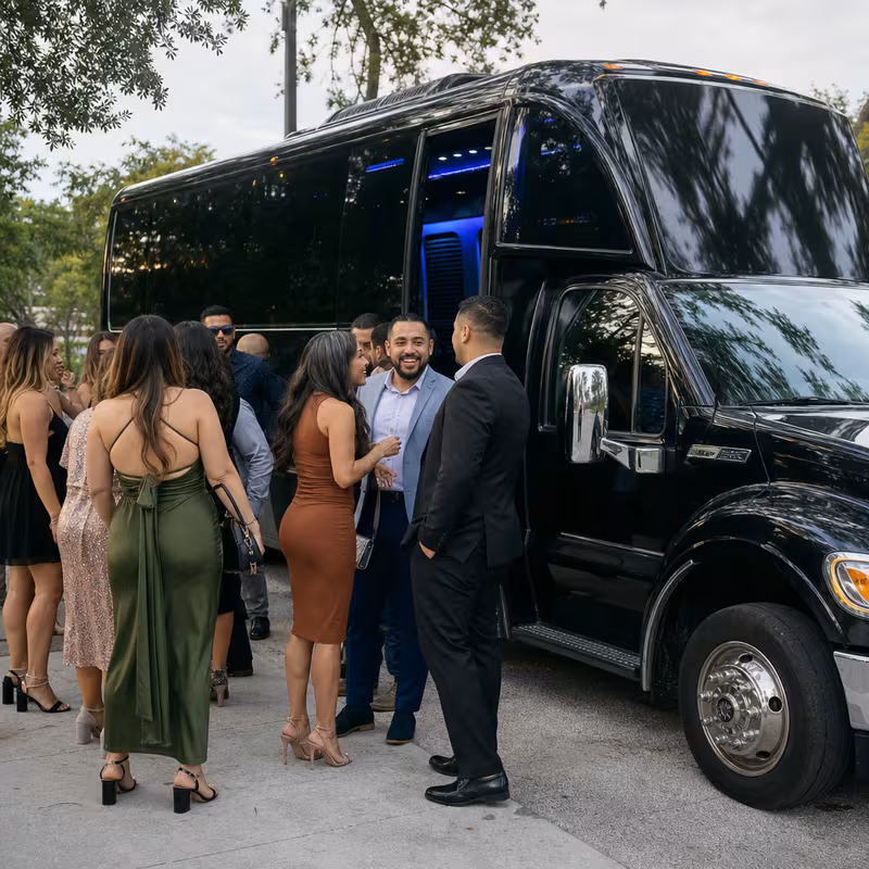 Stockton Private Event Transportation fleet vehicle