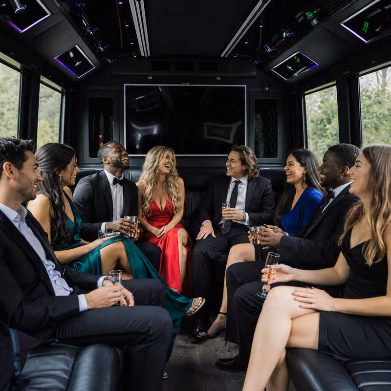 Stockton Prom & Homecoming Transportation fleet vehicle