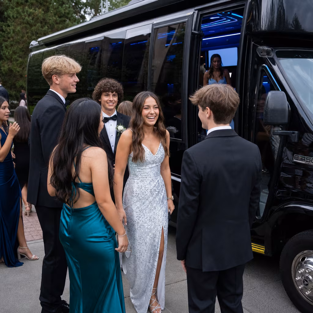 Stockton Prom Party Bus Rental