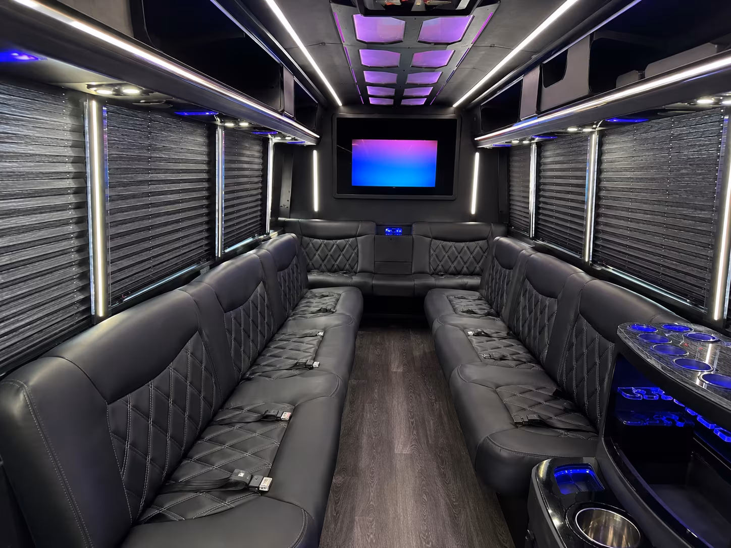 Stockton Concert & Music Festival Transportation party bus exterior