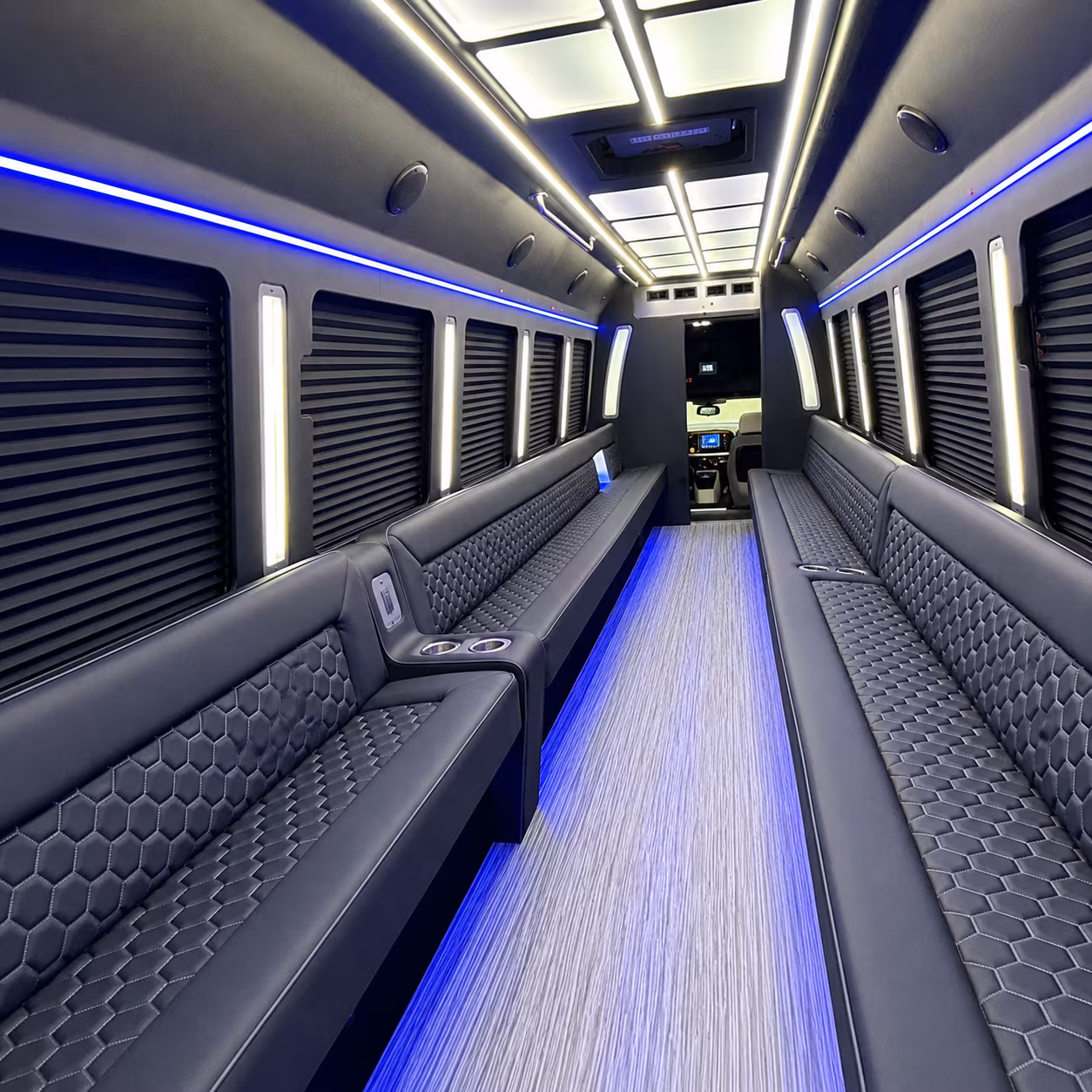 Stockton Concert & Music Festival Transportation party bus exterior