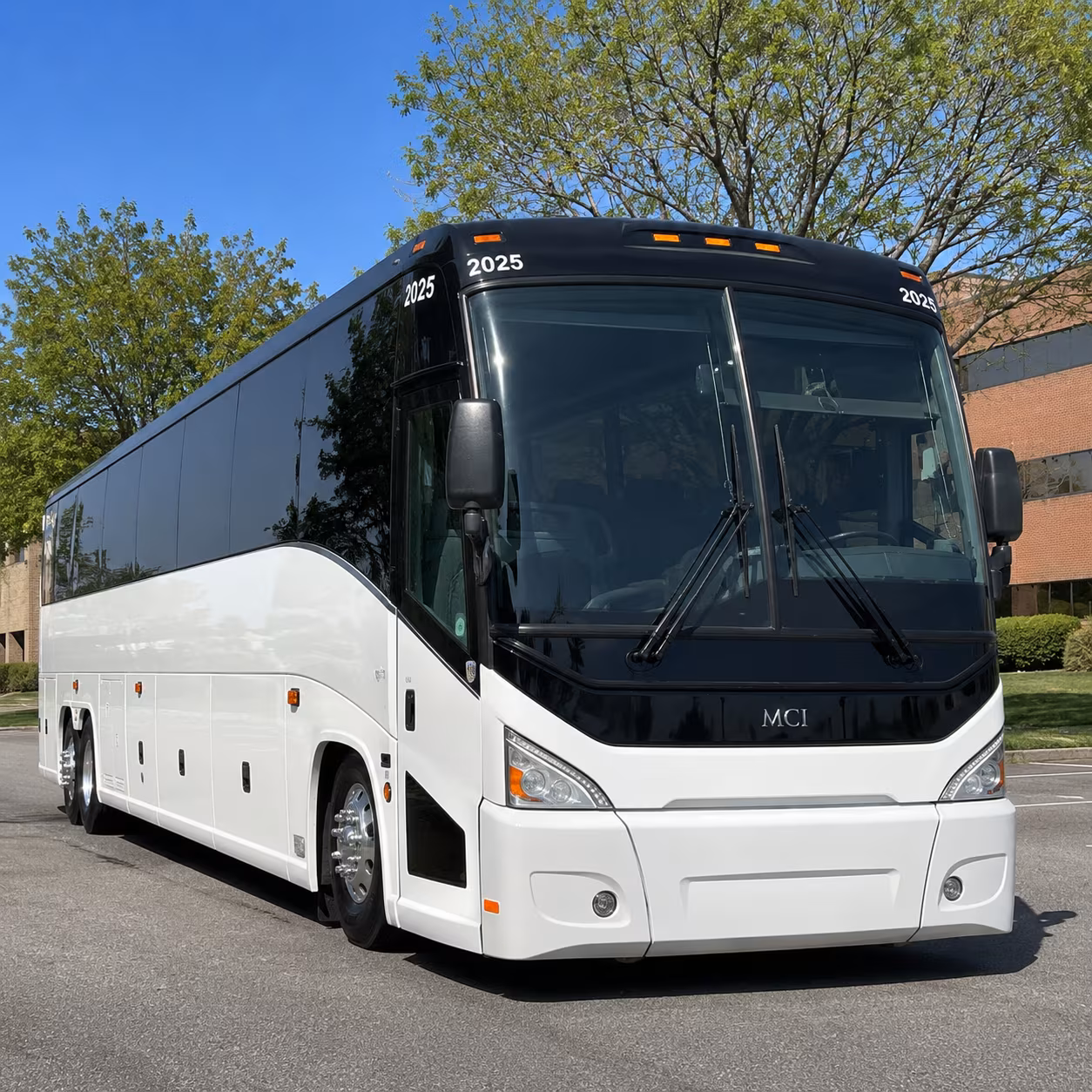 Stockton Corporate Transportation party bus exterior