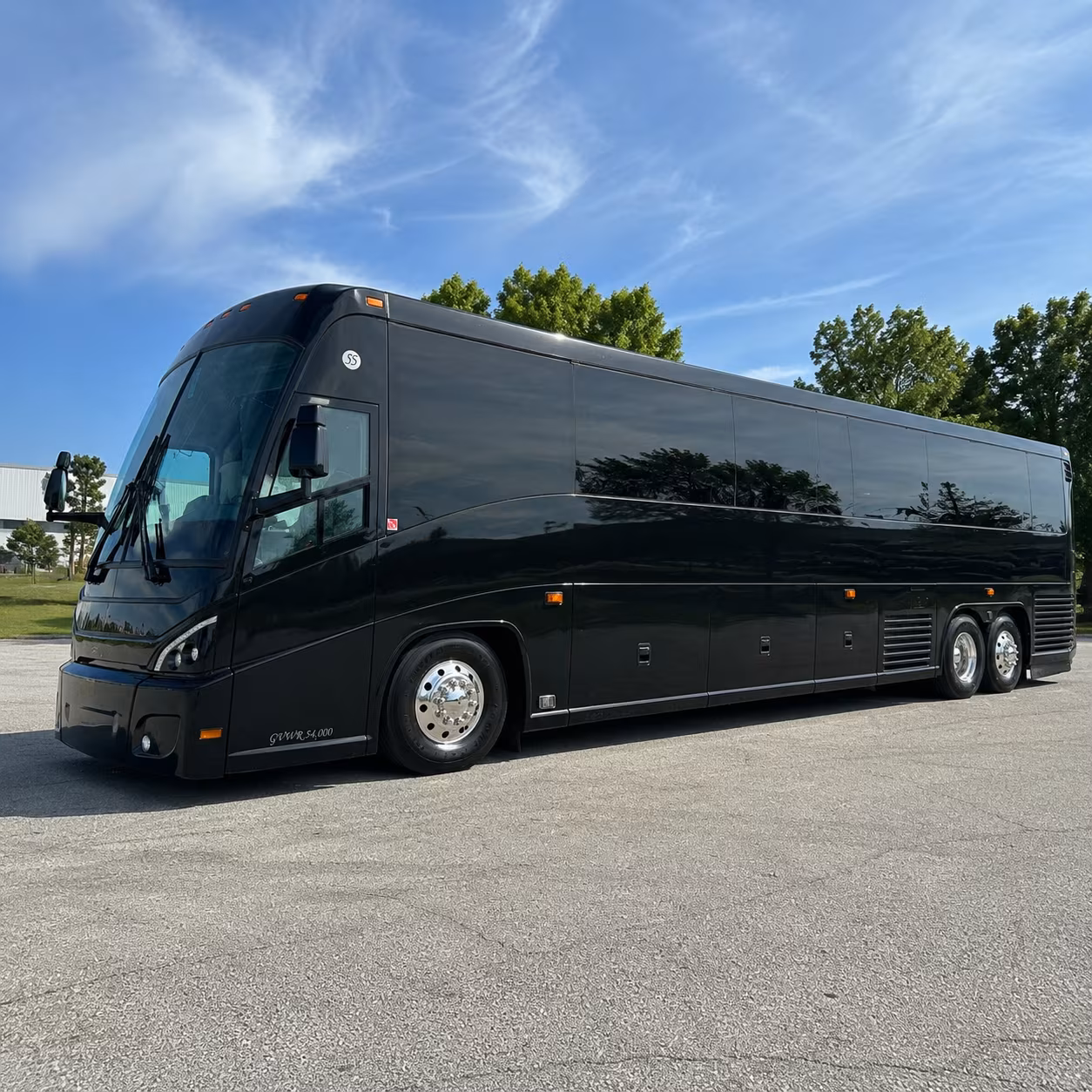Stockton Corporate Transportation party bus exterior