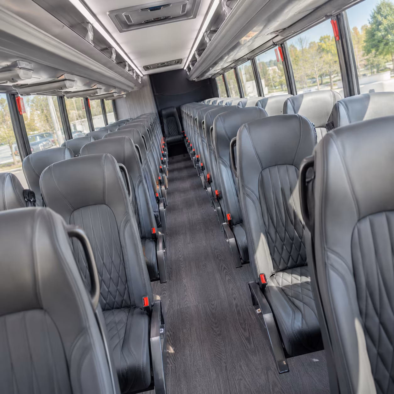 Stockton Corporate Transportation party bus exterior