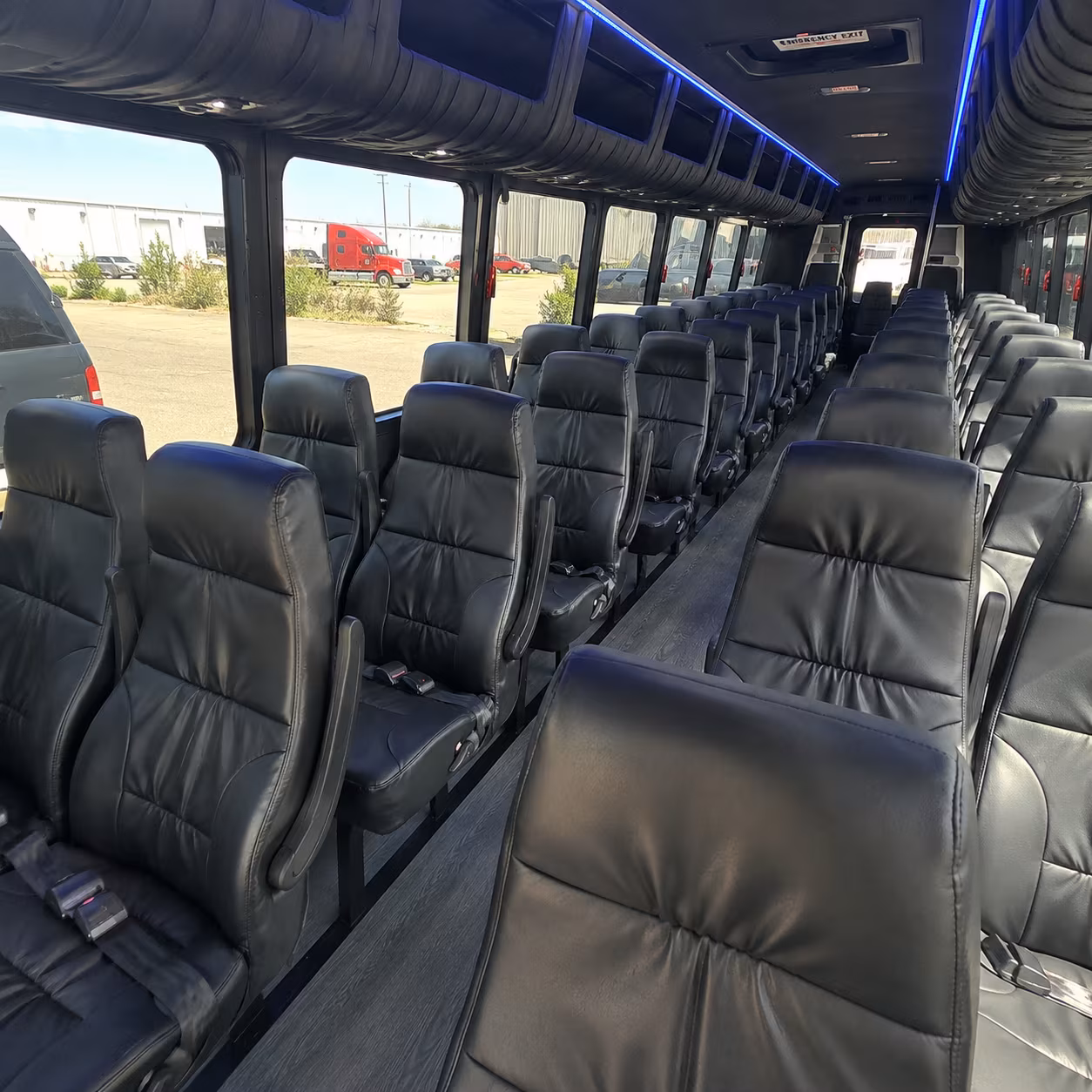 Stockton Corporate Transportation onboard seating