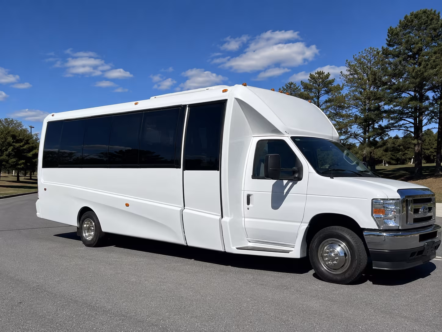 Stockton Prom & Homecoming Transportation party bus exterior