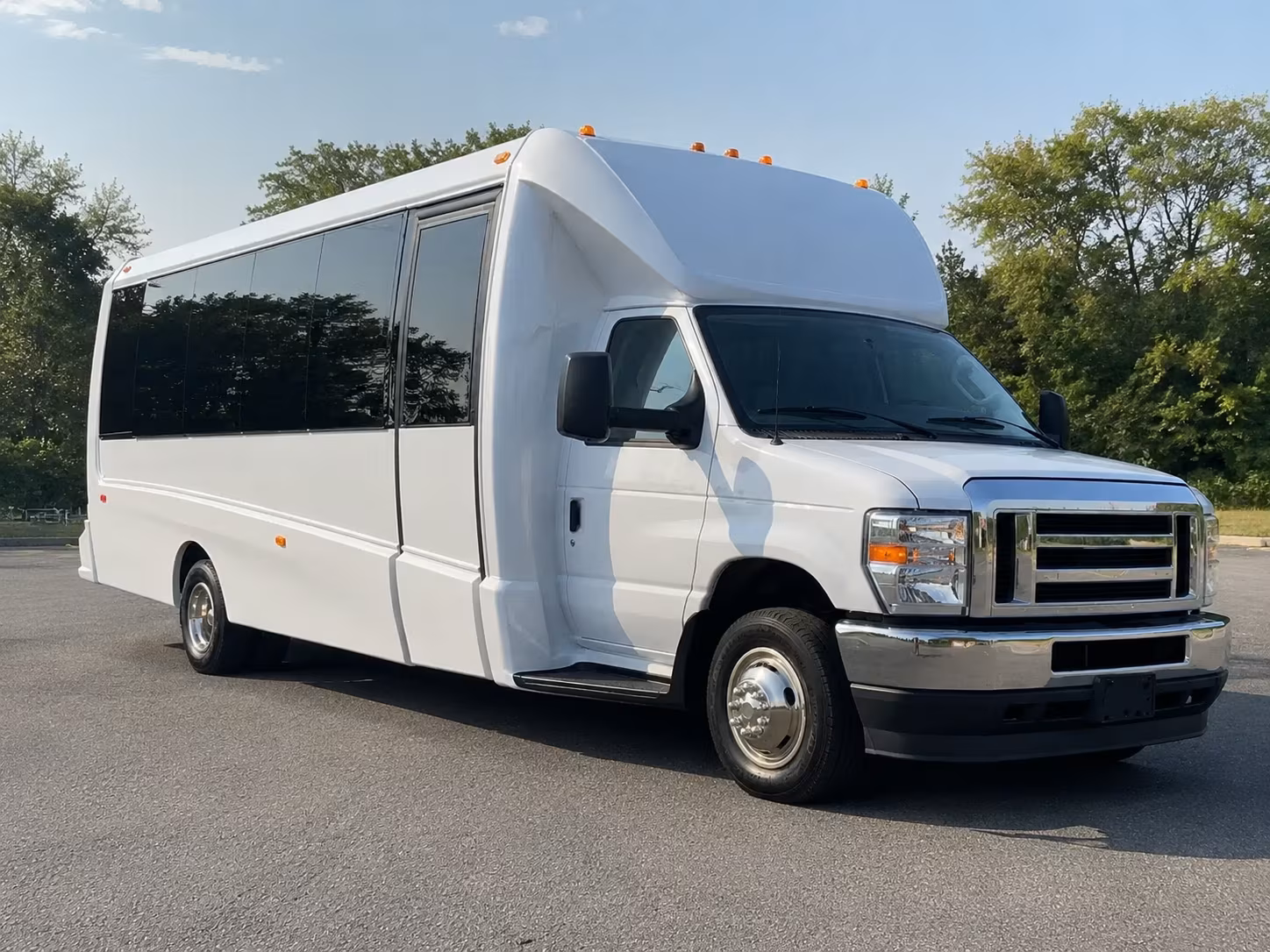 Stockton Prom & Homecoming Transportation party bus exterior