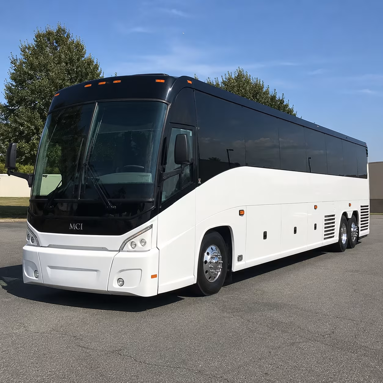 Stockton School Event Transportation party bus exterior