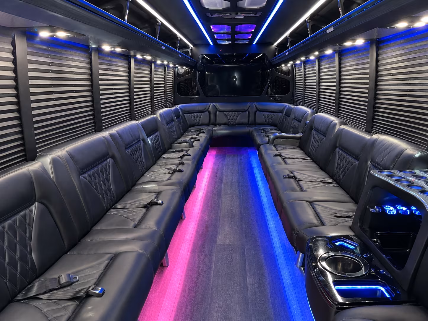 Stockton Winery Tour & Pub Crawl Transportation onboard seating