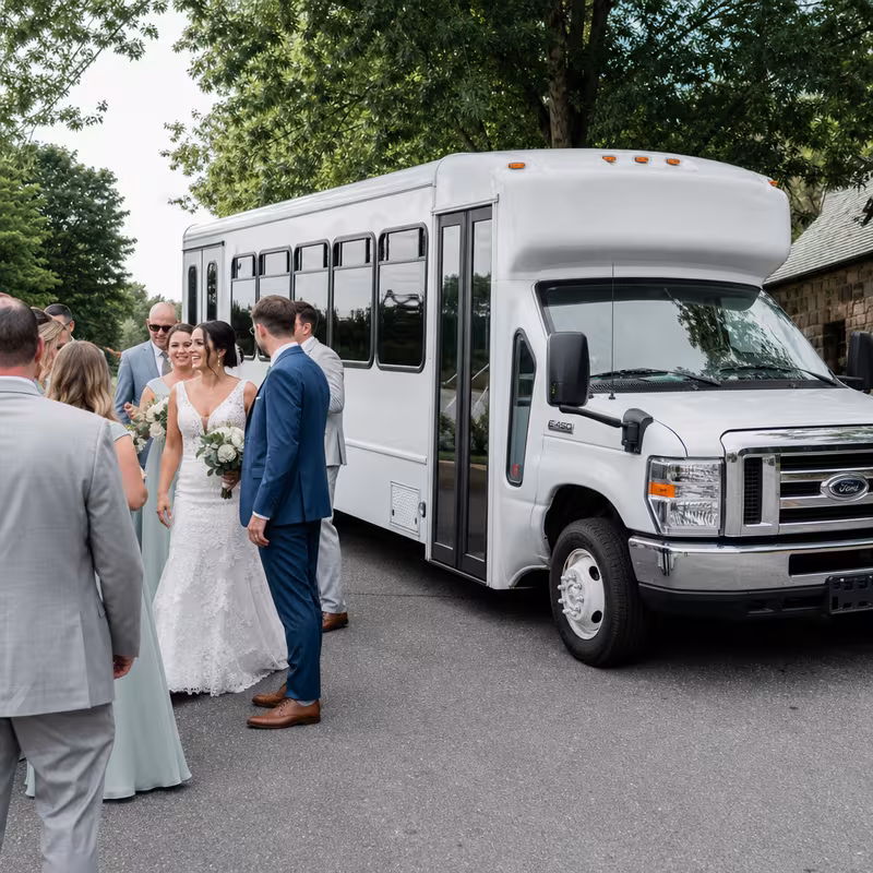 Stockton Wedding Transportation fleet vehicle